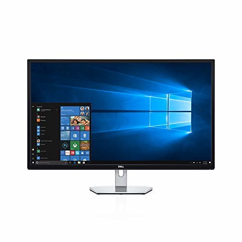 Dell S Series LED-Lit Monitor 32″ Black (S3219D), QHD 2560 x 1440, 60Hz, 99% sRGB, 16:9, AMD FreeSync, 2 x 5W Speakers, 2 x HDMI 1.4, DP 1.2, USB 3.0