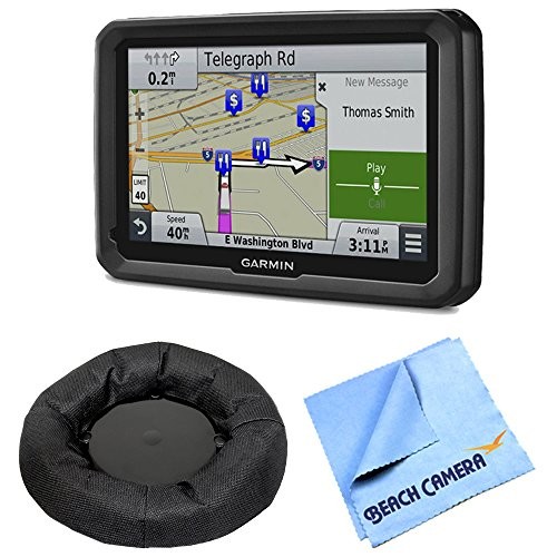 Garmin dezl 770LMTHD 7″ GPS with Lifetime Map and Traffic Updates Nav-Mat Portable GPS Dash Mount Bundle