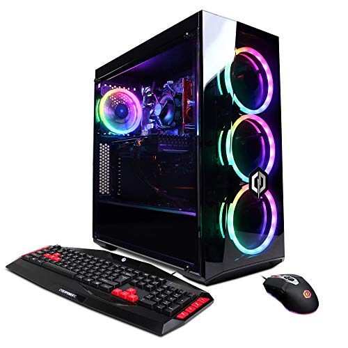 CYBERPOWERPC Gamer Xtreme VR Gaming PC, Intel Core i5-9400F 2.9GHz, NVIDIA GeForce GTX 1660 6GB, 8GB DDR4, 240GB SSD, 1TB HDD, WiFi Ready & Win 10 Home (GXiVR8060A8, Black)