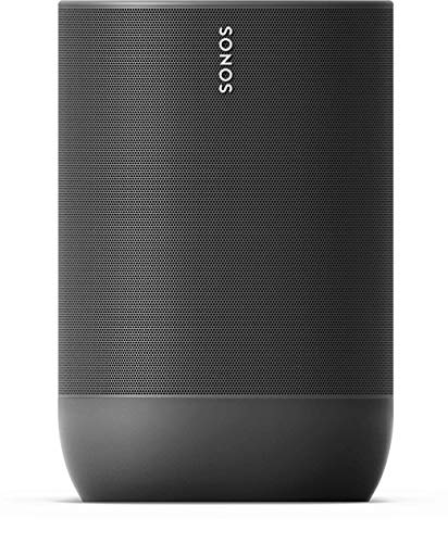 Sonos Move – Battery-powered Smart Wi-Fi and Bluetooth Speaker with Alexa Built-in – Black