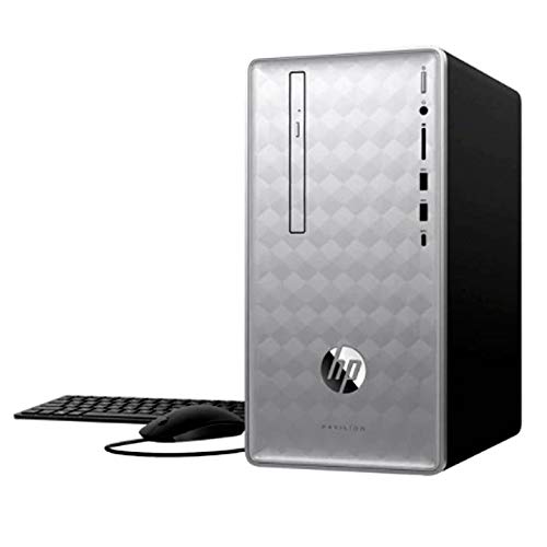 Latest_HP_Premium_Pavilion Tower Only Desktop, 8th Gen Intel Core i5, 8GB Memory, 1TB Hard Drive, Win 10 Home, GeForce GTX 1050