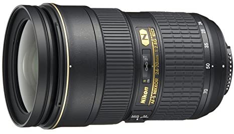 Nikon Lens Nikkor AF-S 24-70mm f/2.8G ED, Black