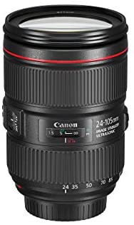 Canon 1380C002-cr EF 24? 105mm f/4L is II USM Lens (Renewed), Black