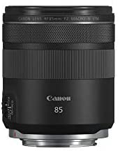 Canon RF 85mm F2 Macro is STM, Compact Medium-Telephoto Black Lens (4234C002)