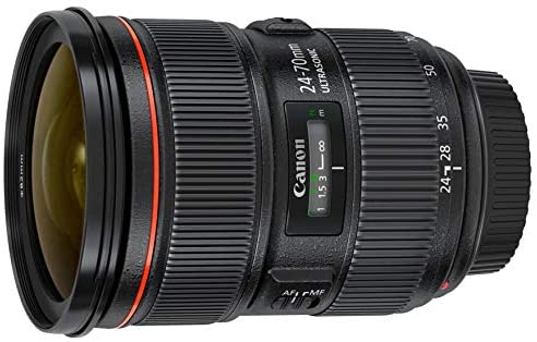 Canon 5175B002-cr EF 24-70mm F/2.8L II USM Standard Zoom Lens, Black (Renewed)