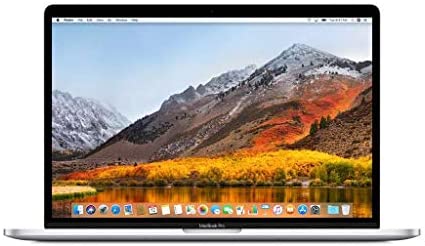 Apple 15.4in MacBook Pro Laptop (Retina, Touch Bar, 2.6GHz 6-Core Intel Core i7, 16GB RAM, 512GB SSD Storage) Silver (MR972LL/A) (2018 Model) (Renewed)
