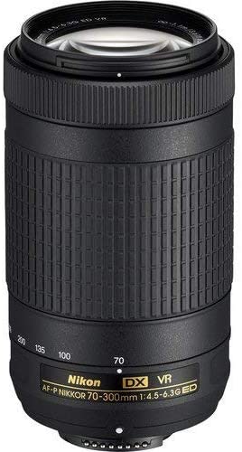 Nikon AF-P DX NIKKOR 70-300mm f/4.5-6.3G ED VR Lens for Nikon DSLR Cameras (Renewed)