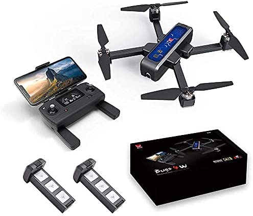 ZRY Drone,Drone,MJX Bugs 4W Mini with HD Live Video WiFi Camera,4W Bugs 5G 4KToy Quadcopter for MJX,Good for Beginners,Brushless Motor Optical Flow Global Positioning