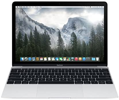 Apple MacBook MF855LL/A 12-Inch Laptop with Retina Display Silver, 256 GB (Refurbished)