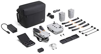 DJI Air 2S Fly More Combo - Drone with 3-Axis Gimbal Camera, 5.4K Video, 1-Inch CMOS Sensor, 4 Directions of Obstacle Sensing, 31-Min Flight Time, Max 7.5-Mile Video Transmission, MasterShots, Gray