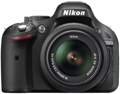 Nikon D5200 24.1 MP CMOS Digital SLR with 18-55mm f/3.5-5.6 AF-S DX VR NIKKOR Zoom Lens (Black) (Discontinued by Manufacturer)