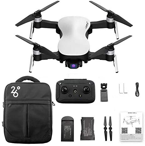 JielongangBHD Drone FlyCam Quadcopter UAV with 4K Camera 3-Axis Gimbal 30min Flight Time, for Beginners White Peng (Color : Black) (Color : White)