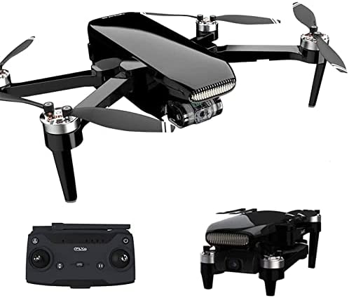 KKMUYBVDG Drone Three-axis Gimbal 5km Image Transmission Professional Drone Sony 4k HD 5G WiFi Quadcopter GPS/Optical Flow Position Flight Time 35 mins (Size : Battery*4)