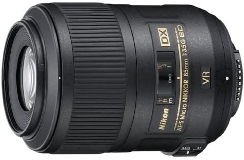 Nikon AF-S DX Micro NIKKOR 85mm f/3.5G ED Vibration Reduction Fixed Zoom Lens with Auto Focus for Nikon DSLR Cameras