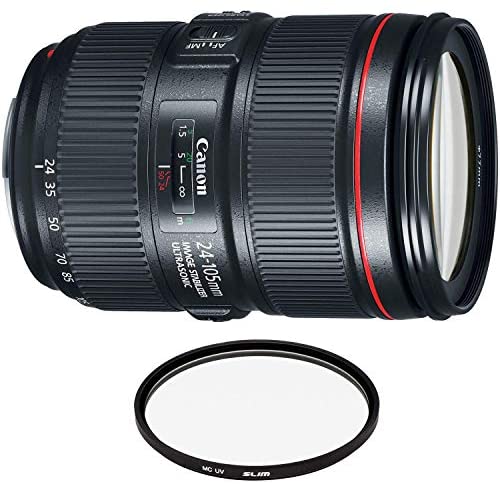 Canon EF 24-105mm f/4L is II USM Lens with Pro Filter (Renewed) Canon EF 24-105mm f/4L is II USM Lens with Pro Filter (Renewed)