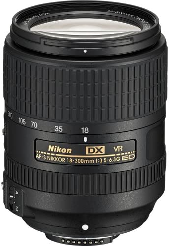 Nikon AF-S DX NIKKOR 18-300mm f/3.5-6.3G ED VR Lens 2216B - (Renewed)