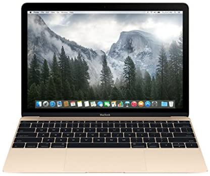 Apple MacBook MK4N2LL/A 12-Inch Laptop with Retina Display (Gold, 512 GB) OLD VERSION (Renewed)