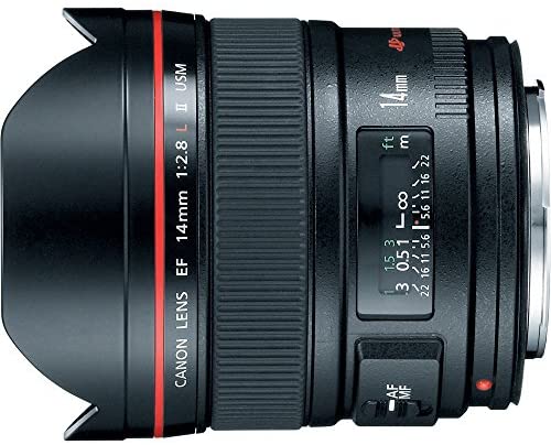 Canon 2045B002 14mm F/2.8 II L USM Lens (Renewed)