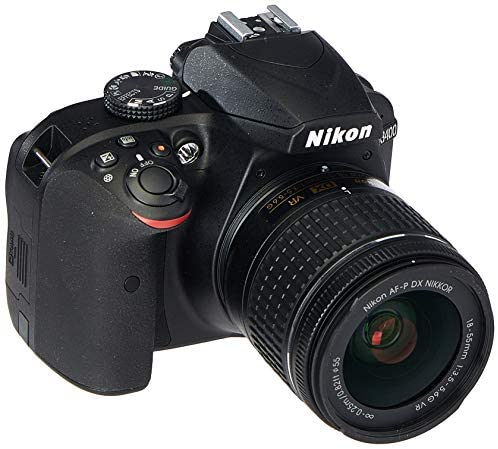 Nikon D3400 Digital SLR Camera & 18-55mm VR DX AF-P Zoom Lens (Black) - (Renewed)