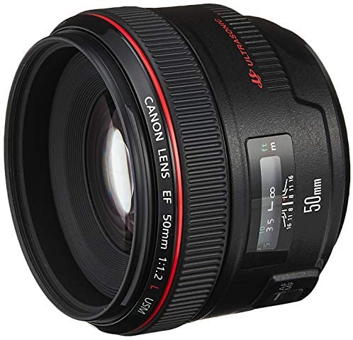 Canon EF 50mm f/1.2L USM Ultra-Fast Standard AutoFocus Lens - International Version (No Warranty)