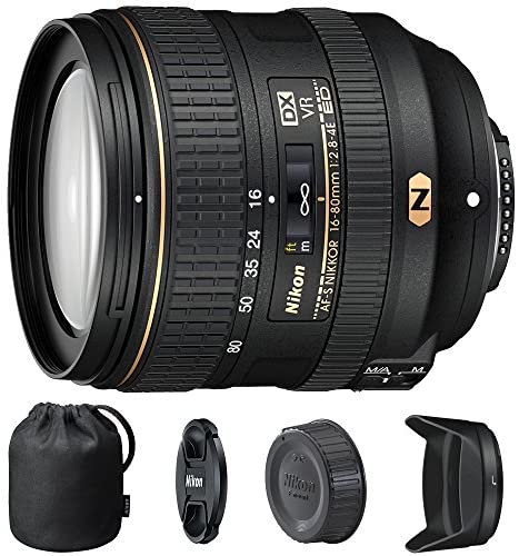 Nikon 16-80mm f/2.8-4E VR DX AF-S ED Zoom-Nikkor Lens - (Renewed)