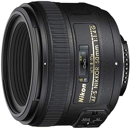 Nikon AF-S FX NIKKOR 50mm f/1.4G Lens with Auto Focus for Nikon DSLR Cameras (Renewed)