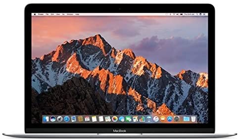 2017 Apple MacBook Laptop with Intel Core m3, 1.2GHz (MNYH2LL/A, 12in, Retina Display, Dual Core Processor, 8GB RAM, 256GB, Intel HD Graphics, Mac OS) - Silver (Renewed)