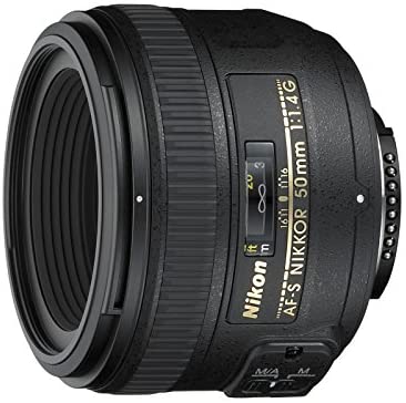 Nikon AF-S NIKKOR 50mm f/1.4G Lens, Black [Nital Card: -
