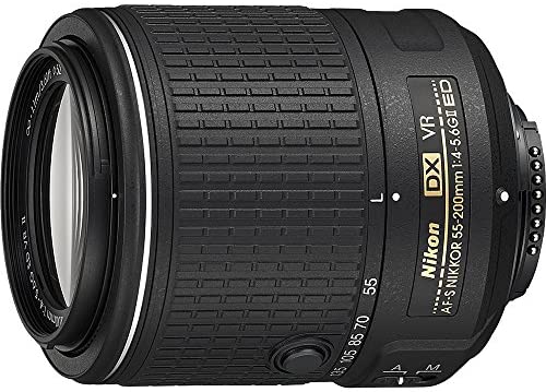 Nikon 55-200mm f/4-5.6G VR II DX AF-S ED Zoom-Nikkor Lens (Renewed)