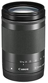 Canon EF-M 18-150mm f/3.5-6.3 IS STM Lens (Graphite) (Renewed)