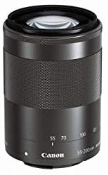 Canon EF-M 55-200mm f/4.5-6.3 Image Stabilization STM Lens (Black) (Renewed)