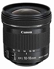 Canon EF-S 10-18mm f/4.5-5.6 IS STM Wide Angle Zoom/Image Stabilizer Lens Kit for Canon - International Version (No Warranty)