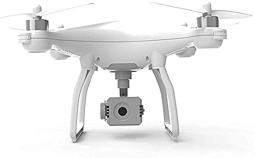 LMGKS Drones,GPS Drone with Camera, 4K 5G WiFi Transmission Drone for Adults Beginners Auto-Return Follow Me Orbit Mode Altitude Hold(White)