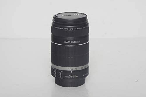 Canon EF-S 55-250mm f/4-5.6 is II Telephoto Zoom Lens for Canon EOS DSLR Cameras (White Box)