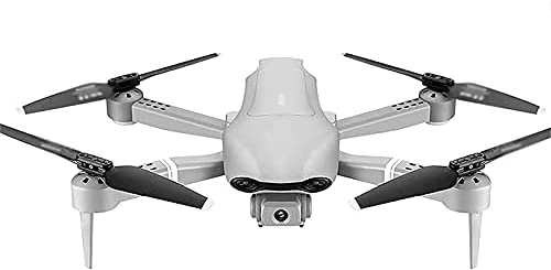 XZRUK Large Folding Drone Aerial Photography HD Professional Aircraft Long-Life Model Remote Control Aircraft 2000 Meters Positioning Intelligent Return Trip Multi-Function(UAV+4 Batteries)