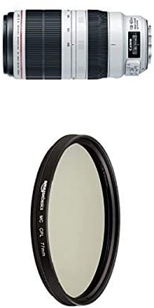 Canon EF 100-400mm f/4.5-5.6L IS II USM Lens with Circular Polarizer Lens - 77 mm