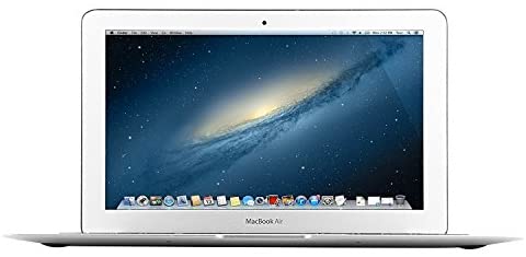 Apple MacBook Air MD711LL/A 11.6-Inch HD Laptop Computer, Intel Core i5 Processor 1.3GHz, 4GB RAM, 128GB SSD, 802.11ac WiFi, USB 3.0, Bluetooth 4.0; MAC OS X (Renewed)