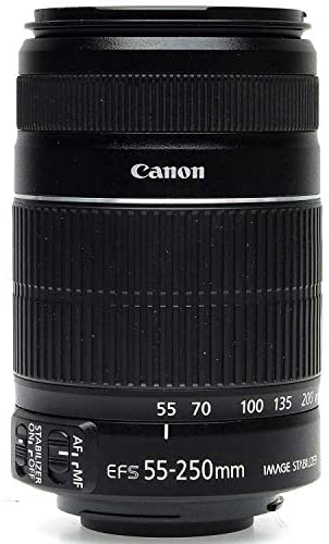 Canon EF-S 55-250mm f/4.0-5.6 IS II Telephoto Zoom Lens (Renewed)