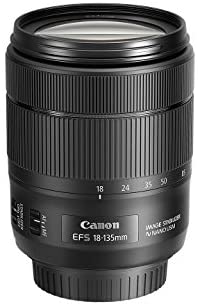 Canon EF-S 18-135mm f/3.5-5.6 Image Stabilization USM Lens (Black) (Renewed)