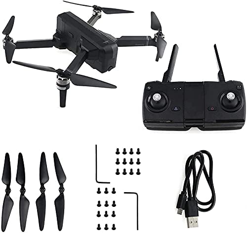XZRUK WiFi FPV Drone with 4K Camera,Voice Control, Wide-Angle Live Video RC Quadcopter with Altitude Hold, Gravity Sensor Function-Saving Brushless DC Motor