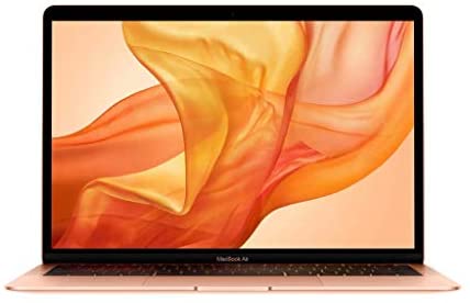 Apple MacBook Air MVFM2LLA, 13.3 Inches Retina Display (1.6 GHz 8th Gen Intel Core i5 Dual-Core, 8GB RAM, 128GB - Gold (Renewed)