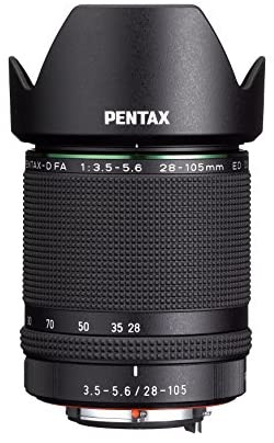 Pentax D FA 28-105mm F3.5-5.6ED DC WR HD Lens (Black)