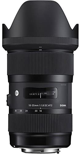 Sigma 18-35mm F/1.8 DC HSM Lens for Canon APS-C DSLR Cameras (Renewed)