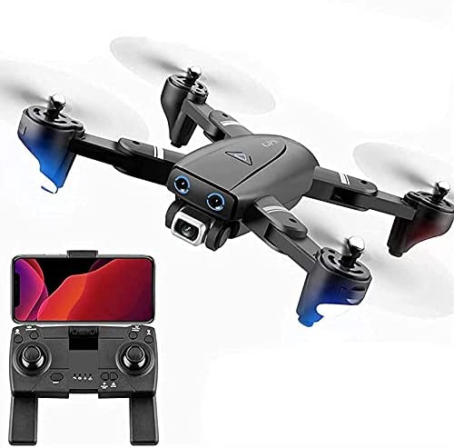 KKMUYBVDG Drone Quadcopter UAV with 48MP Camera 4K Video Sensor 34min Flight Time GPS Positioning 5G Image Transmission (Size : UAV 4 Battery)