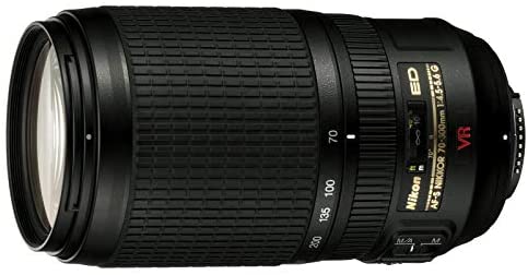 Nikon 70-300mm f/4.5-5.6G ED IF AF-S VR Nikkor Zoom Lens for Nikon Digital SLR Cameras (Renewed)