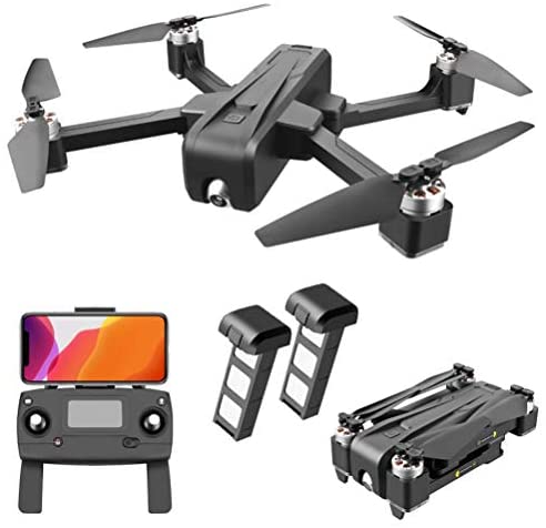 BBCVTREQACámara UAV Ultra HD GPS Quadcopter 5G FPV Transmission,Drone with 4K HD Camera for Adults,Drones with 35Mins Flight Time,Brushless Motor with True 2D ESC PTZ,1 Extra Battery+Storage Box