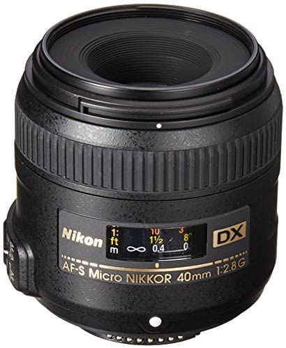 Nikon AF-S DX Micro-NIKKOR 40mm f/2.8G Close-up Lens for Nikon DSLR Cameras (Renewed)
