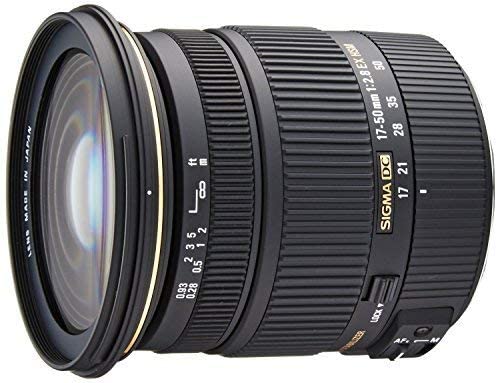 Sigma 17-50mm f/2.8 EX DC OS HSM FLD Large Aperture Standard Zoom Lens for Canon Digital DSLR Camera - International Version (No Warranty)