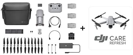 DJI Mavic Air 2 Fly More Combo & Auto-Activated DJI Care Refresh Bundle-Drone Quadcopter UAV with 48MP Camera 4K Video 1/2
