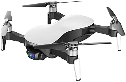 LMGKS 4K GPS Drone for Adults, Foldable Quadcopter with Brushless Motor, Smart Return to Home, Follow Me, Points of Interest for Beginner with 25 Mins Flight Time,White(White)